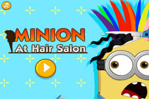 Minion at Hair Salon