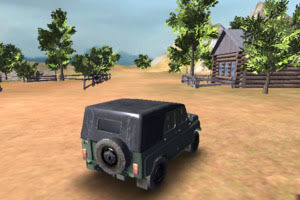 Russian UAZ Offroad Driving
