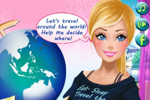 Barbie Traveling Expert Game